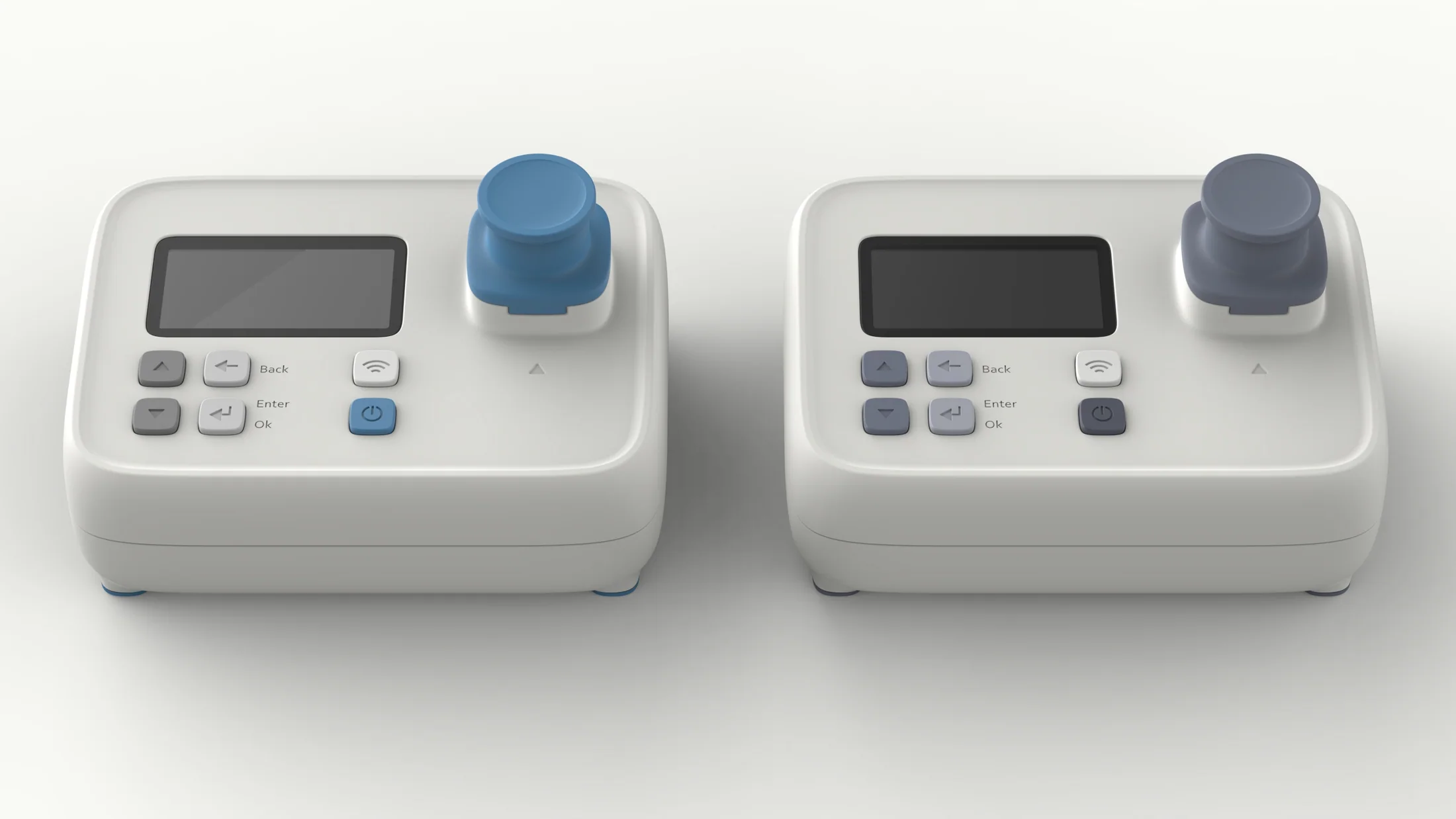 Two versions of a manufactured optical instrument