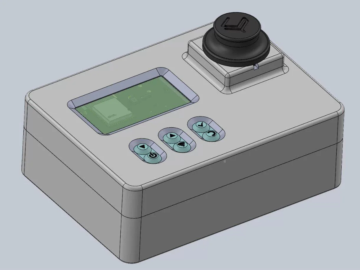 3D model of an optical instrument housing