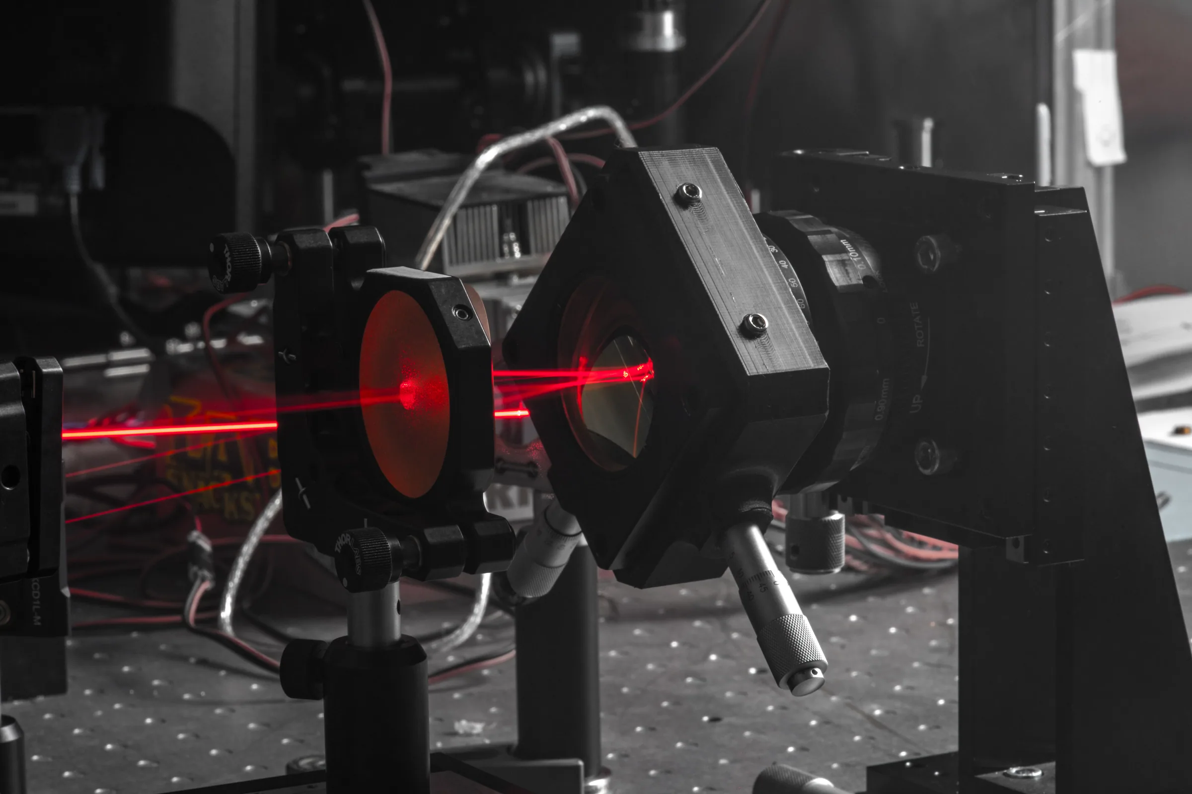 Alignment of an optical prototype in the laboratory